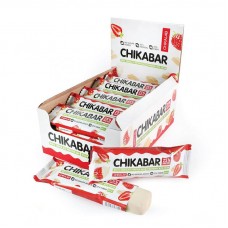 Батончик Chikabar 20*60 г - клубника со сливками