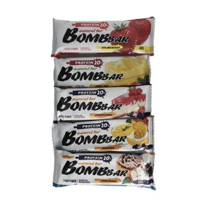 Ассорти Фруктовое (клубника, лимон, манго-банан, малина, яблоко), 5шт x 60г