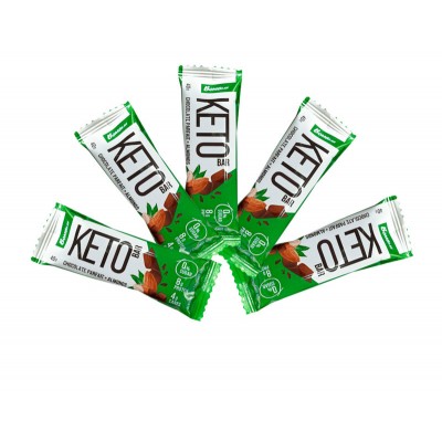 Батончик Keto Bar, 5шт по 40г (Шоколадное парфе с миндалем)