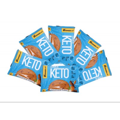 Печенье Keto Cookie, 6шт по 40г (Шоколадный крем и миндаль)