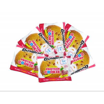 Протеиновое печенье, 6шт по 40г (вишня)