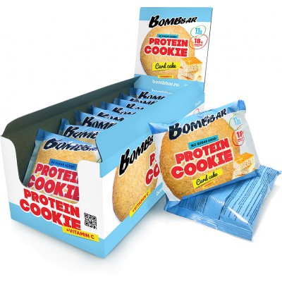 Протеиновое печенье, упаковка 10шт по 60г (творог)