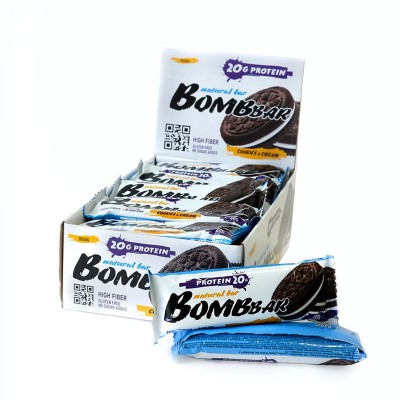 Батончик Bombbar 20*60 г - печенье-крем