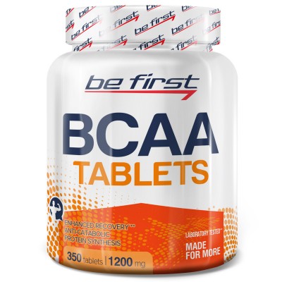 Аминокислоты БЦАА таблетки Be First BCAA Tablets 350 таблеток
