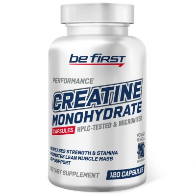 Креатин моногидрат Be First Creatine Monohydrate Capsules 120 капсул