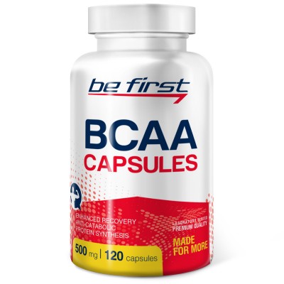 Аминокислоты БЦАА капсулы Be First BCAA Capsules 120 капсул