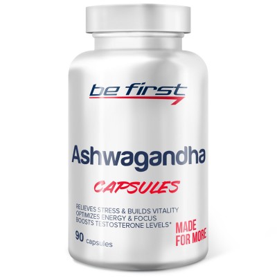 Адаптоген ашваганда (ашвагандха) Be First Ashwagandha Capsules 90 капсул