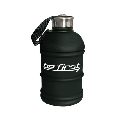 Бутылка для воды Be First 1300 мл, черная матовая (TS1300-FROST-BLACK)