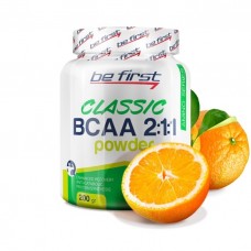 Аминокислоты БЦАА порошок Be First BCAA 2:1:1 Classic Powder 200 гр, апельсин