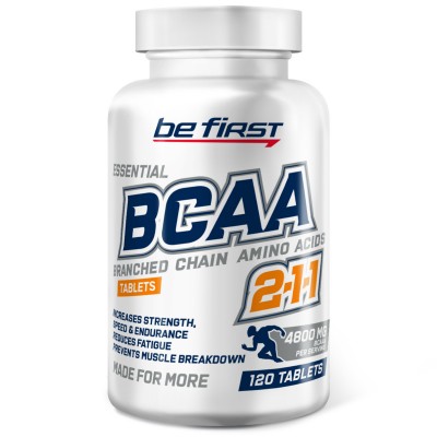 Аминокислоты БЦАА таблетки Be First BCAA Tablets 120 таблеток