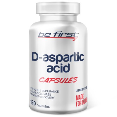 Д-аспарагиновая кислота Be First D-Aspartic Acid Capsules 120 капсул