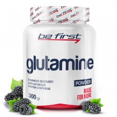 Глютамин Be First Glutamine Powder 300 гр, ежевика