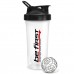 Шейкер Be First 600 мл прозрачно-черный, с шариком (TS1356-Blk)