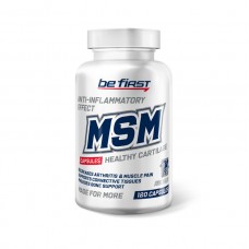 Препарат для суставов и связок Be First MSM МСМ (метилсульфонилметан) Capsules 120 капсул