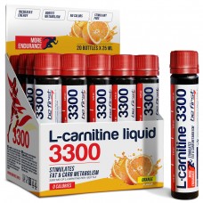 Л-карнитин жидкий концентрат в питьевых ампулах для похудения Be First L-Carnitine 3300 мг 20 ампул,