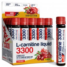 Л-карнитин жидкий Be First L-Carnitine 3300 мг, 20 ампул, Барбарис