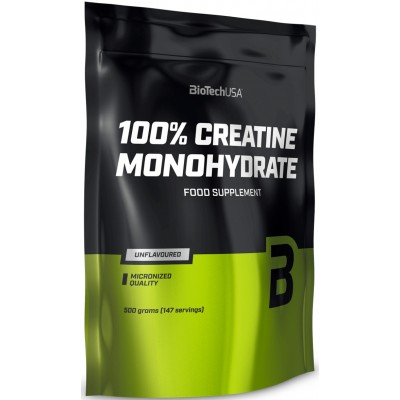 Креатин Biotech USA 100% Creatine Monohydrate пакет 500 г