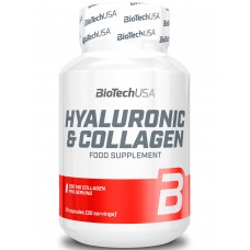 Гиалуроновая кислота с коллагеном Biotech USA Hyaluronic and Collagen 30 капс.