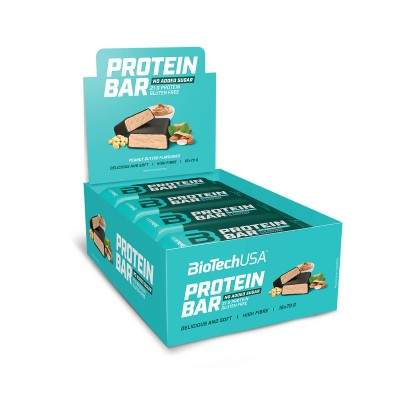 Протеиновые батончики Biotech USA Protein Bar 70 г арахисовая паста (шоубокс 16 шт.)