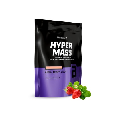 Гейнер Biotech USA Hyper Mass 1000 г клубника
