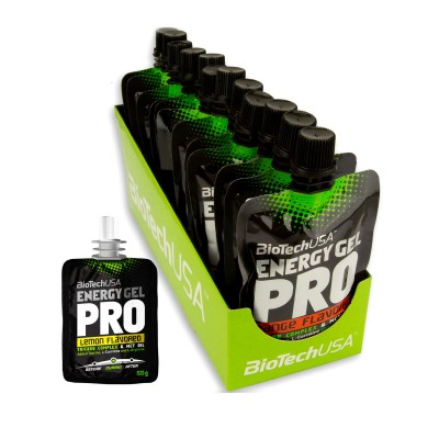 Гель энергетический Biotech USA Energy Gel Professional 60 г (шоубокс - 12 шт) лимон