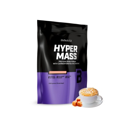 Гейнер Biotech USA Hyper Mass 1000 г карамель-капучино