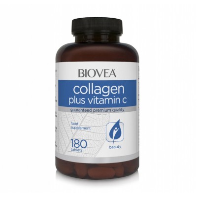 Biovea Collagen Plus Vitamin C (Коллаген + Витамин С), 180 таб