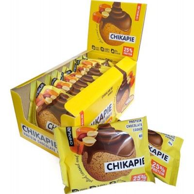 Печенье глазированное с начинкой Chikalab Арахисовое, 9/60 г