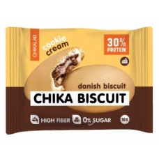Chika Biscuit протеиновое печенье с начинкой, упаковка 9шт по 50г (датский бисквит)