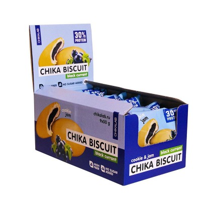 Chika Biscuit 9*50 г - черная смородина