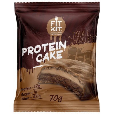 Печенье FIT KIT, 70 гр., двойной шоколад (24 шт)