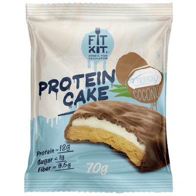 Печенье FIT KIT, 70 гр., кокос (24 шт)