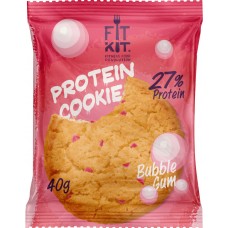 Протеиновое печенье Fit Kit Protein Cookie (коробка 24шт) Баббл Гам