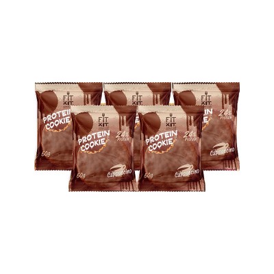 Fit Kit Chocolate Protein Cookie, 5шт x 50г (капучино)