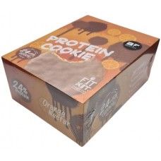 Fit Kit Chocolate Protein Cookie, упаковка 24шт по 50г (апельсиновый нектар)