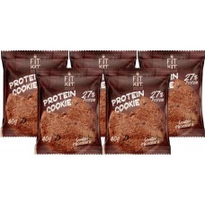 Fit Kit Protein Cookie, 5шт x 40г (двойной шоколад)