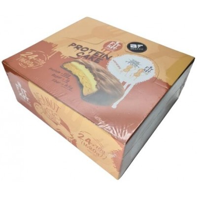 Fit Kit Protein Cake, упаковка 24шт по 70г (арахисовая паста)