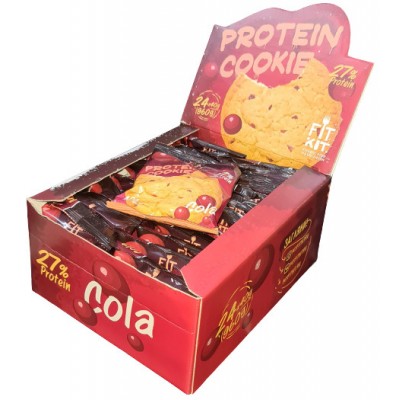 Fit Kit Protein Cookie, упаковка 24шт по 40г (кола)