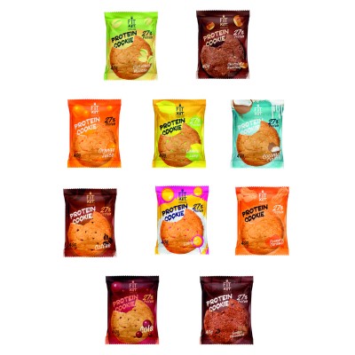 Протеиновое печенье FIT KIT Protein Cookie Ассорти 10 шт