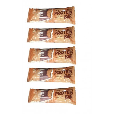 Fit Kit Протеиновый батончик без сахара Protein BAR, 5шт по 60г (Арахисовый торт)