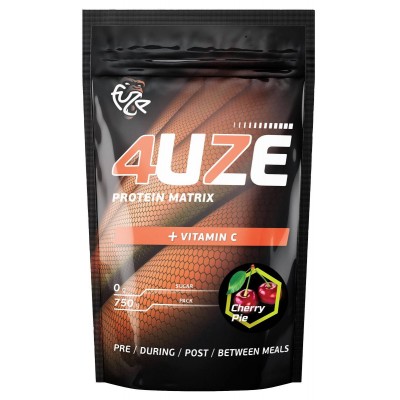 Протеин Fuze '4uze + Vitamin C', вишневый пирог, 750 г