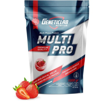 Протеин Geneticlab 'Multi Pro', клубника, 1 кг