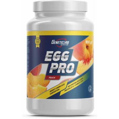 Протеин яичный Geneticlab Nutrition 'Egg Pro', персик, 900 г