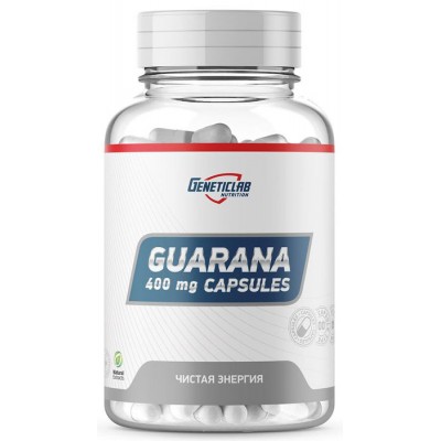 Энергетик Geneticlab Nutrition Guarana, 60 капсул