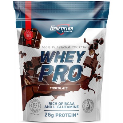 Протеин сывороточный Geneticlab Nutrition Whey Pro, шоколад, 900 г