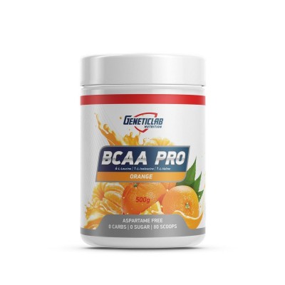 Комплекс аминокислот Geneticlab Nutrition BCAA PRO, со вкусом апельсина, 500 г