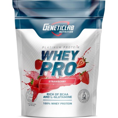 Протеин Geneticlab 'Casein Pro', клубника, 1 кг