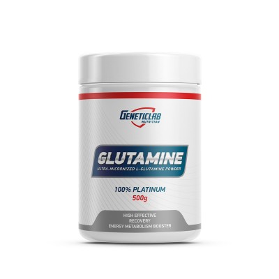 Аминокислоты Geneticlab Nutrition Glutamine Powder, без вкуса, 500 г
