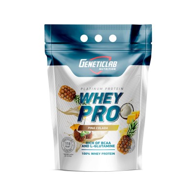 Протеин сывороточный Geneticlab Nutrition Whey Pro, пина колада, 2,1 кг