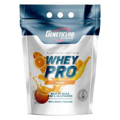 Протеин сывороточный Geneticlab Nutrition Whey Pro, апельсин, 2,1 кг